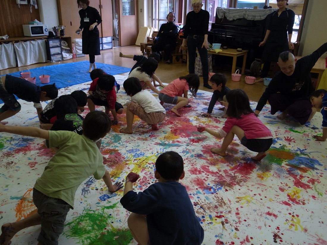 2012年 保育園でのワークショップ